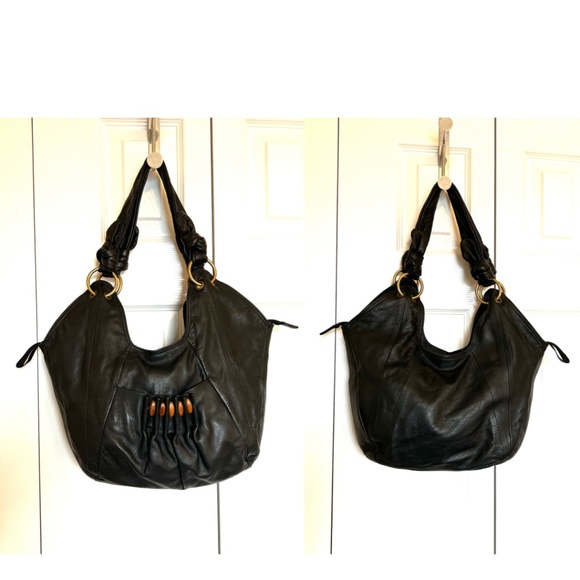 Rare Vintage NATURALIZER Leather Hobo Shoulder Bag - Picture 15 of 17